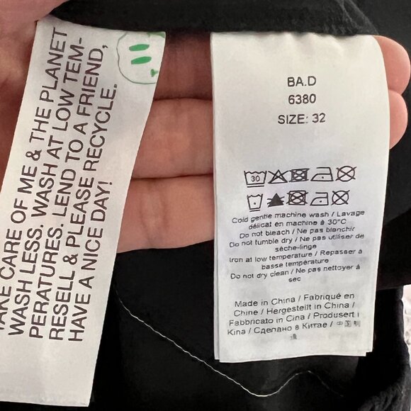 Ganni Contrast Stitch Straight Trousers - Picture 5 of 8